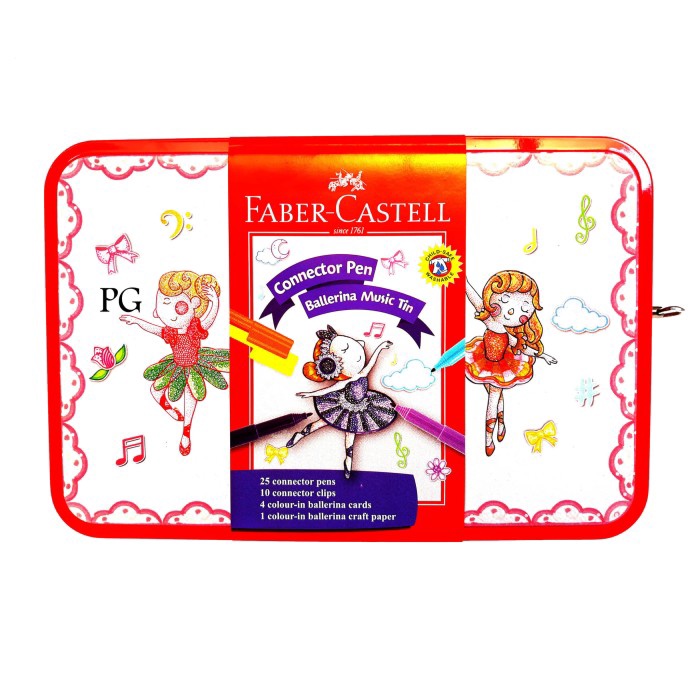 

Faber-Castell Connector Pen Ballerina Music Box Hadiah Kreatif Mainan