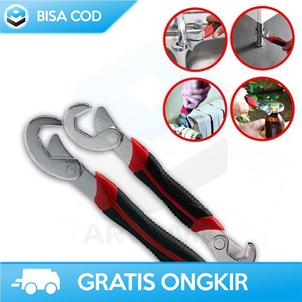 KUNCI PAS SNAP N GRIP KUNCI INGGRIS UNIVERSAL MULTIFUNGSI HIGH QUALITY