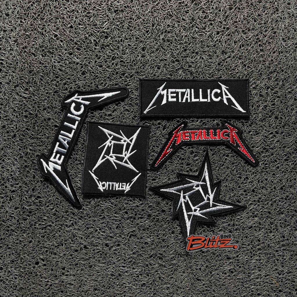 PATCH BORDIR JAHIT EMBLEM METALICA AKSESORIS