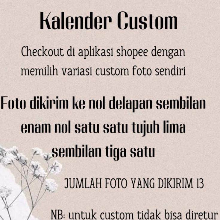 

₩ Kalender Meja/duduk 2022 dan 2023 ada Pasaran Jawa/tanggal jawa ukuran A5 , bisa custom foto sendiri ペ