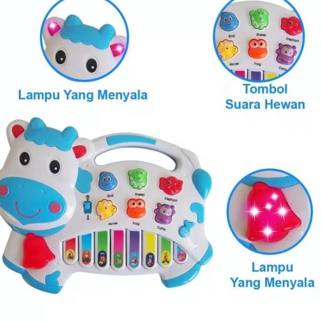 MAINAN BAYI PIANO ANAK EARLY LEARN PIANO SAPI