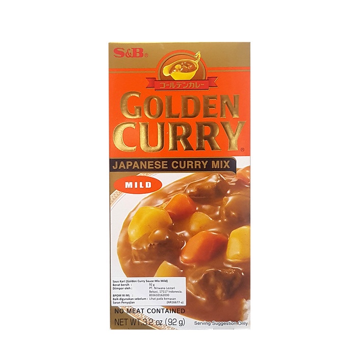 

S&B Golden Curry Japanese Mix Mild / Saus Kari 92 Gr