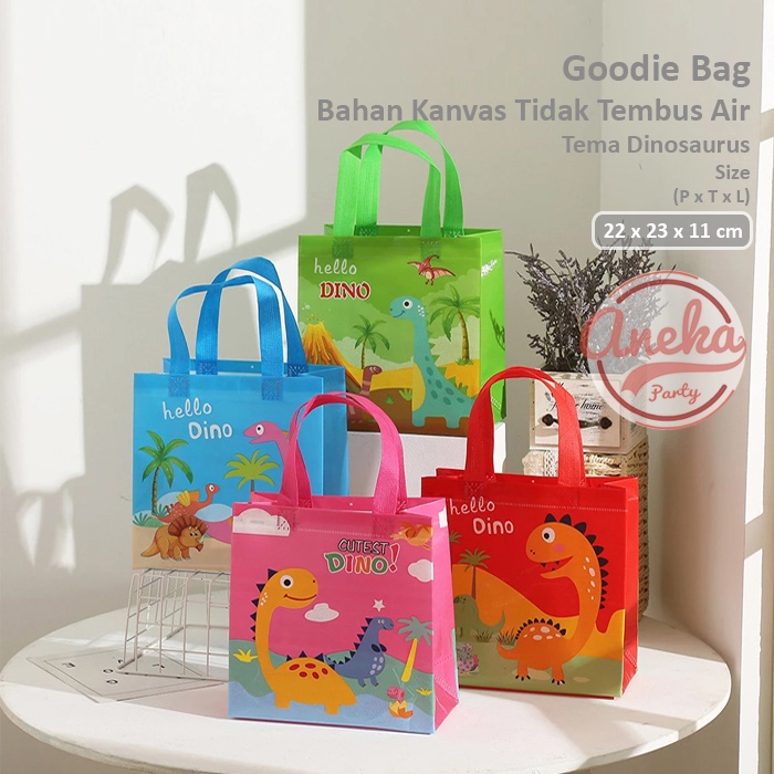 

Tas Souvenir Ulang Tahun / Goodie Bag / tas ultah karakter / Tas Ulang Tahun dinosaurus - S