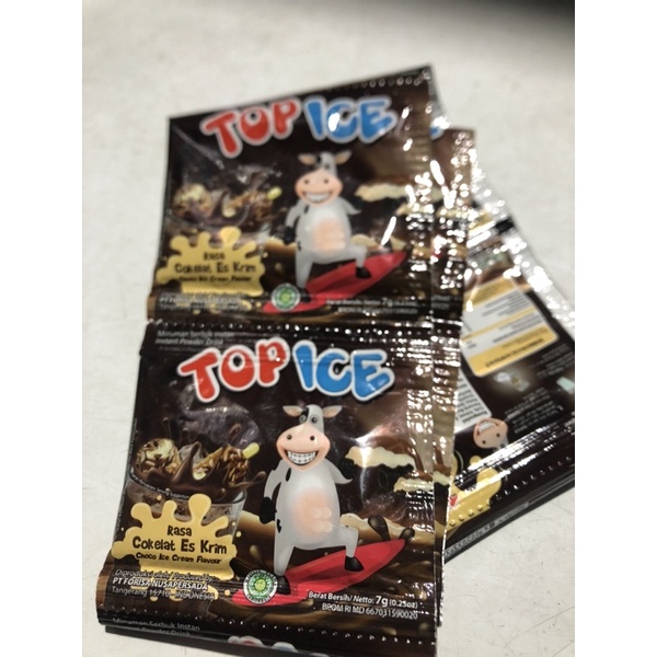 TOP ICE - Minuman Serbuk - 1 renceng (10 pcs)