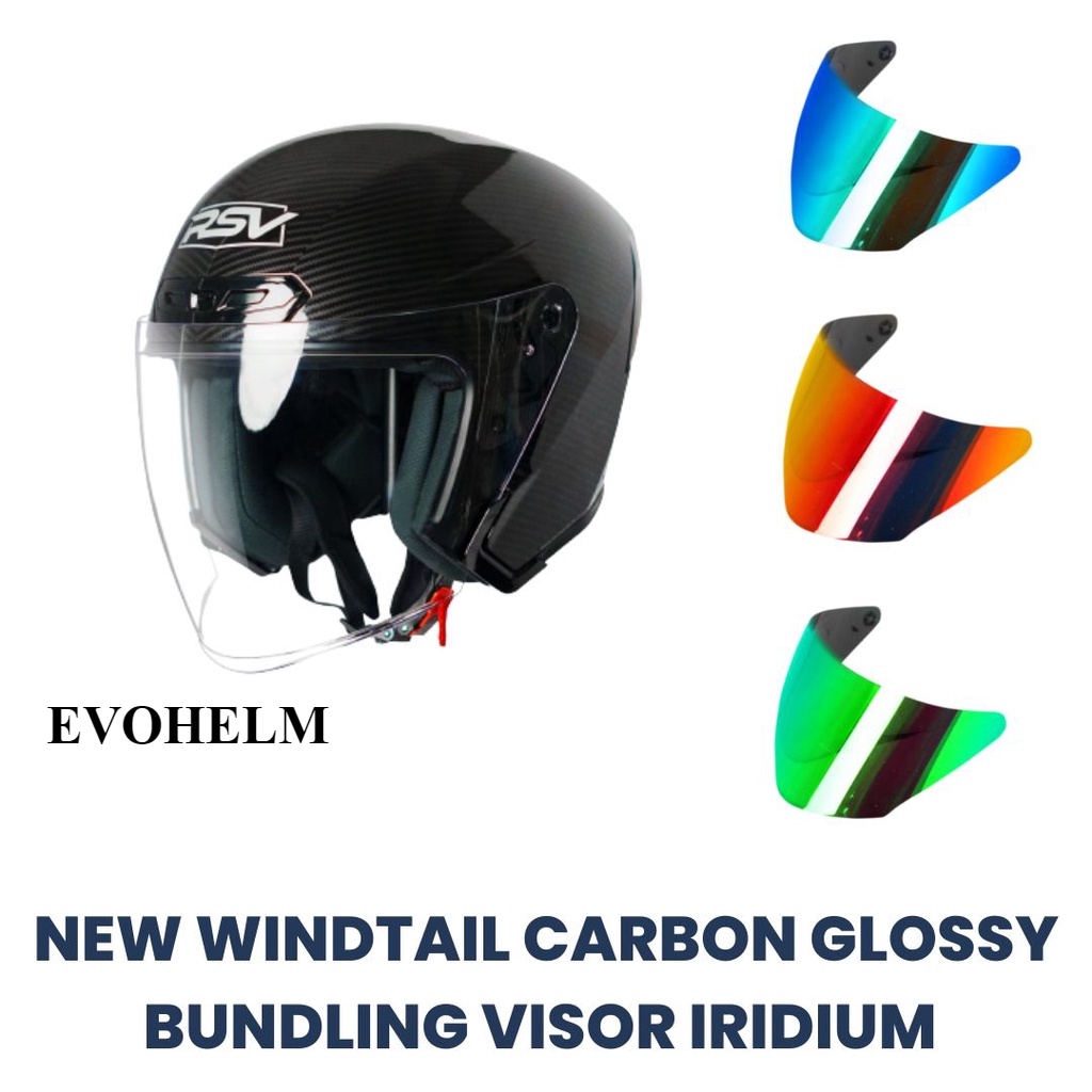 HELM RSV NEW WINDTAIL &amp; RSV SV300 SOLID MOTIF ORIGINAL, RSV HELMET OFFICIAL, HELM PRIA WANITA DEWASA