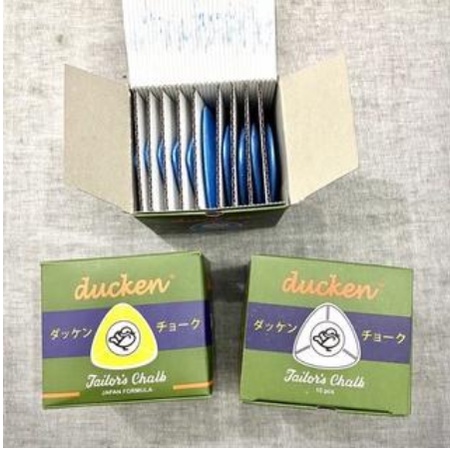 Kapur Jahit Ecer Eceran Warna Warni Tailor Chalk Merk Ducken Malaysia Kebutuhan Menjahit Alat Perala