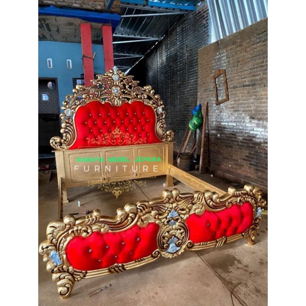 dipan ukir Jepara ranjang ukir