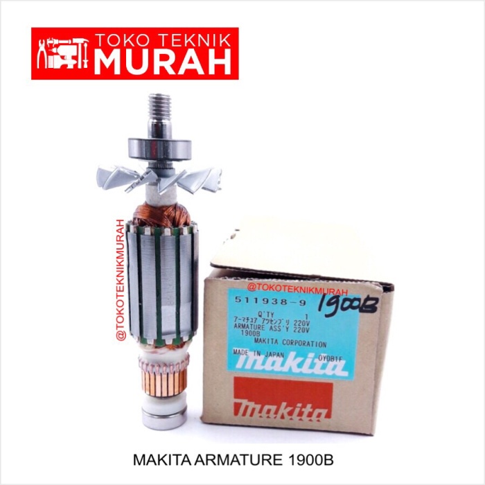 Makita Armature N1900B - Angker N 1900 B Asli Original