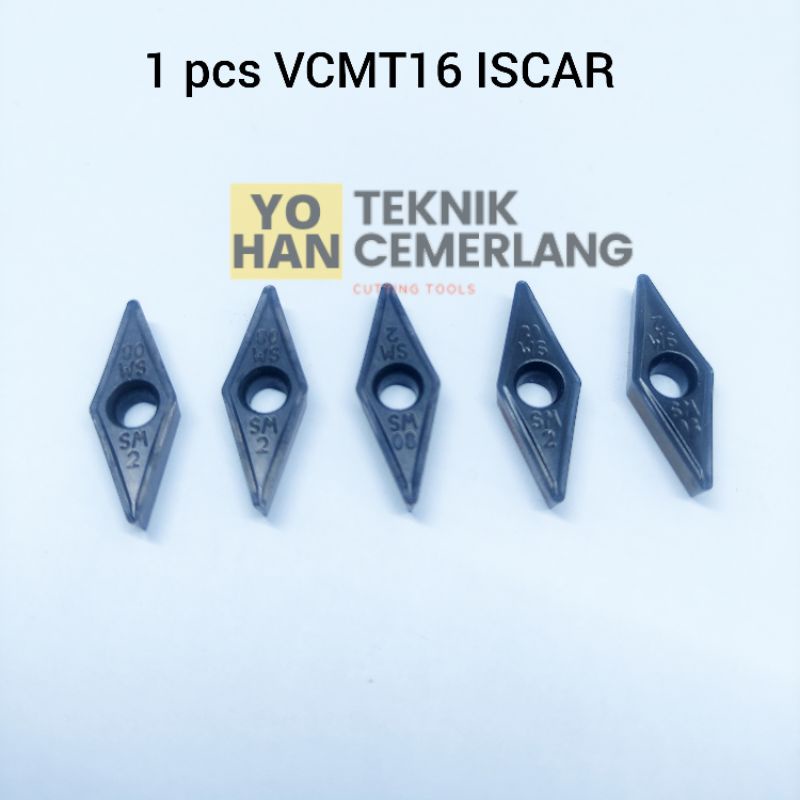 Iscar Insert Bubut VCMT16 Mata Pisau Bubut VCGT 16 Untuk Holder Mesin Bubut Svjbr Svjcr Insert Bekas