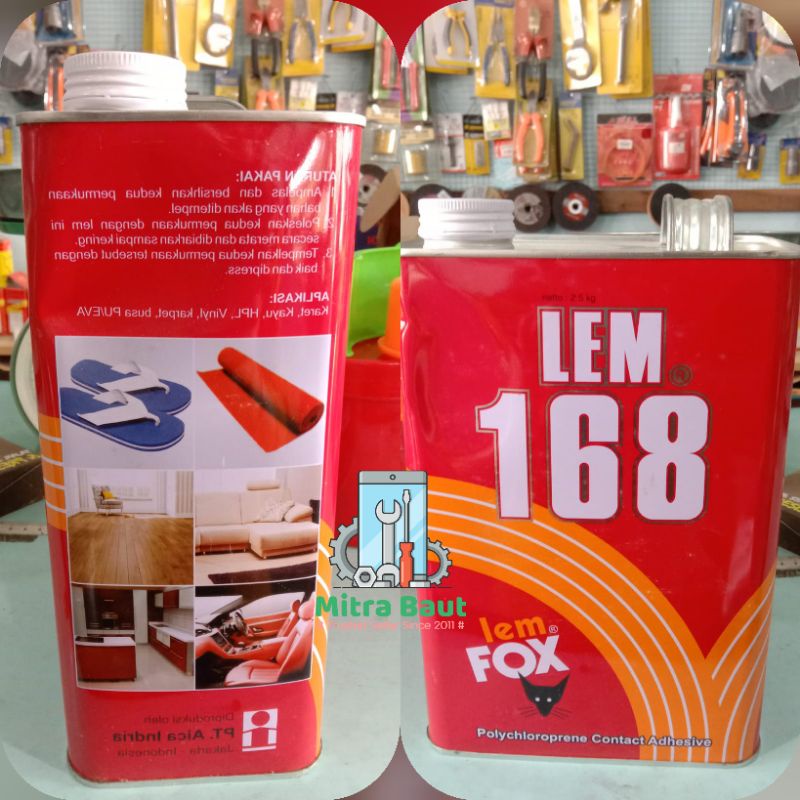 

Lem Fox 168 Galon ( 2,5 Kg ) / Lem Kuning