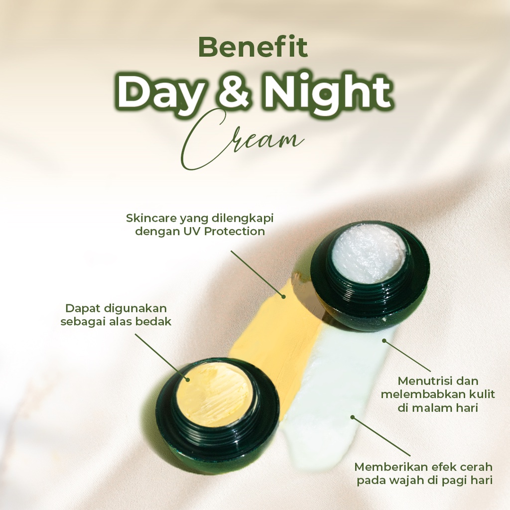 TULL JYE Day &amp; Night Cream (Hijau)