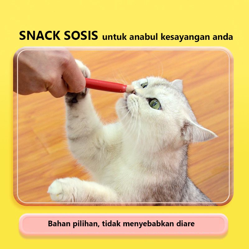 15GR Sosis Pet Snack Kucing Anjing Vitamin Sosis Cemilan Pet Bergizi