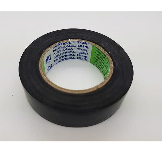 

✩ Isolasi Listrik NATIONAL HITAM Solasi Kabel Nasional Electrical Tape Berkualitas ツ