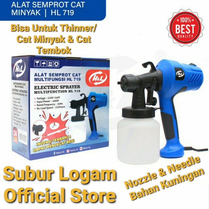 Electric Spray Gun HL 719 Alat Semprot Cat Elektrik H&L