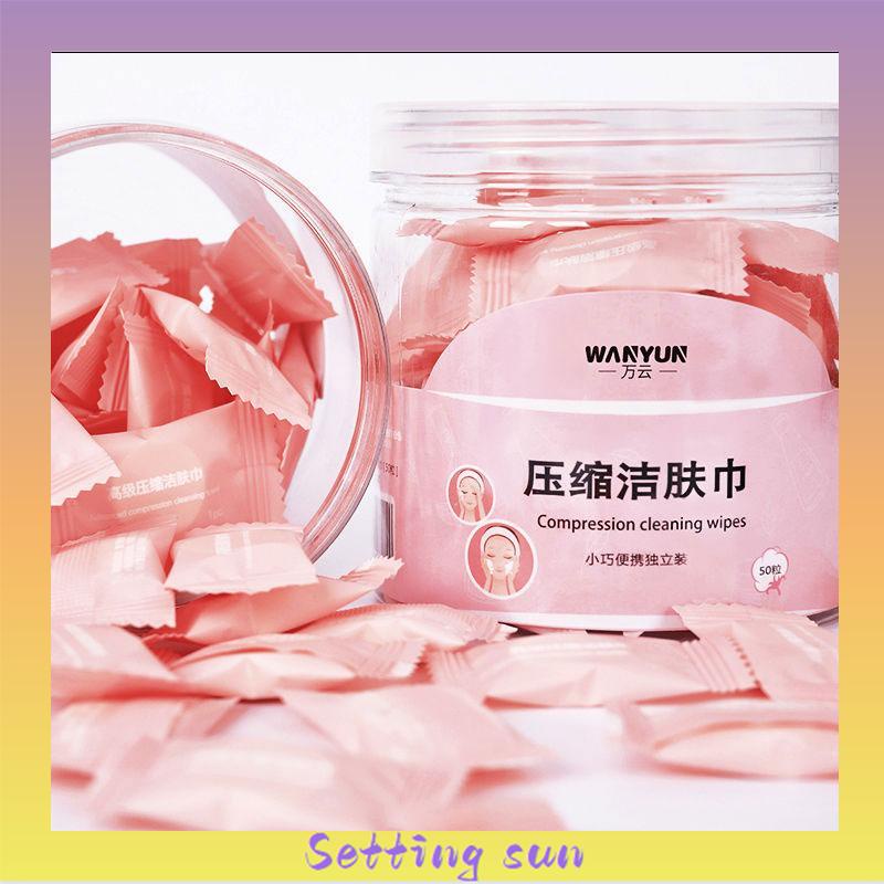 Cleansing Wipes Portable Mini Kartun Lucu Untuk Pembersih Makeup TN