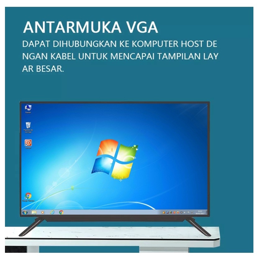 TV LED 25INCH FULL LAYAR DIGITAL SMART TV SUPPORT HADMI VGA AV DAN USB