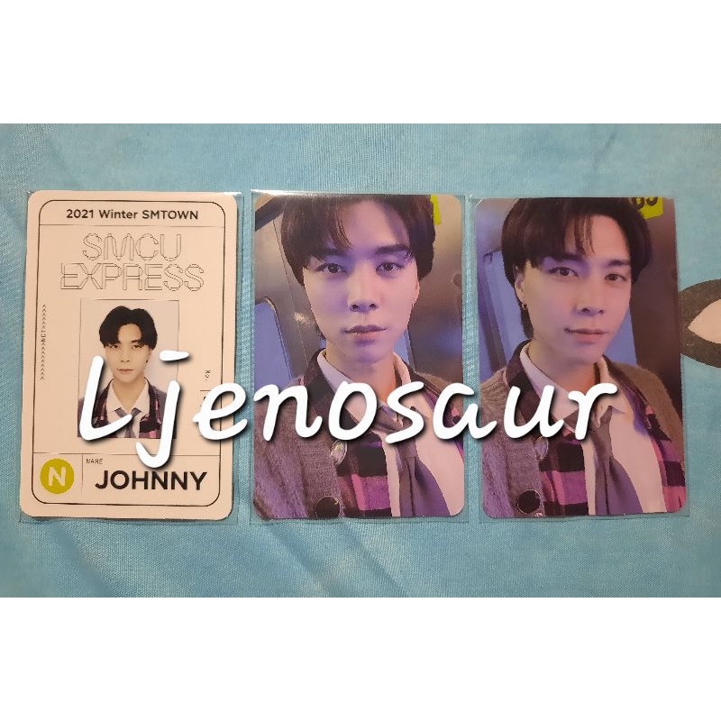 Johnny SMCU Express Nighttime SMTown Ver photocard pc pass card