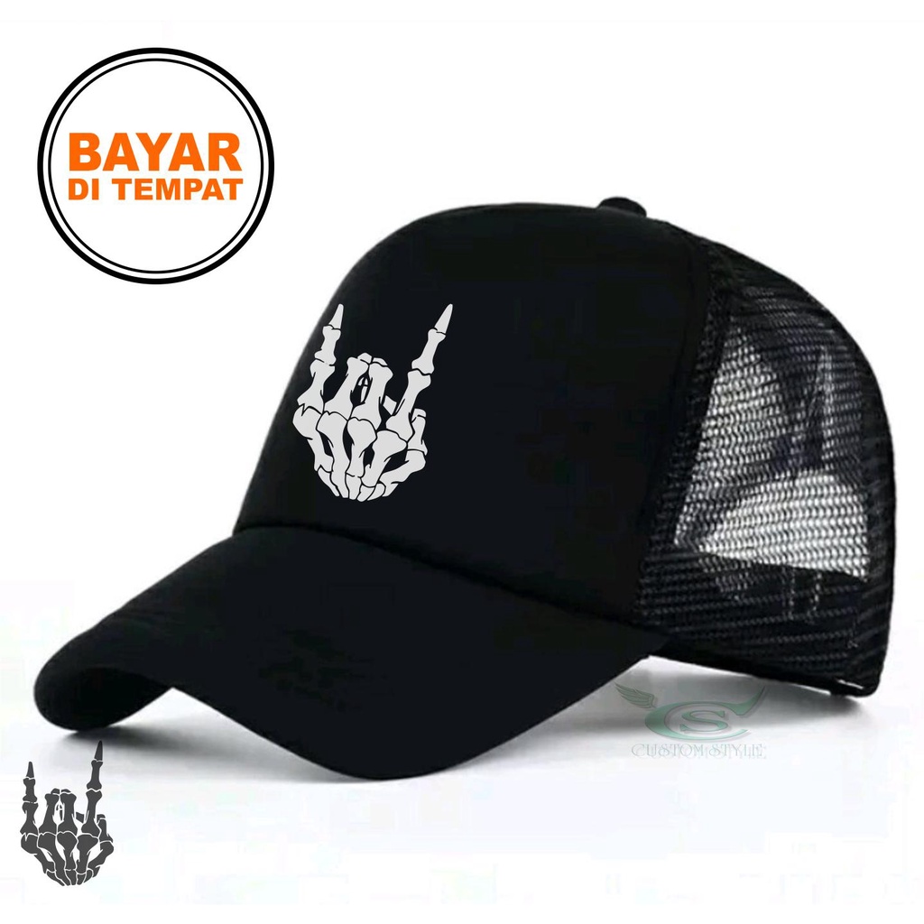 Topi pria / Topi distro / Topi Trucker METAL