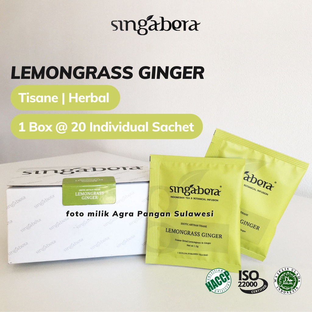 

Teh Jahe Sereh Singabera LEMONGRASS GINGER | Tea Tisane Herbal Serai