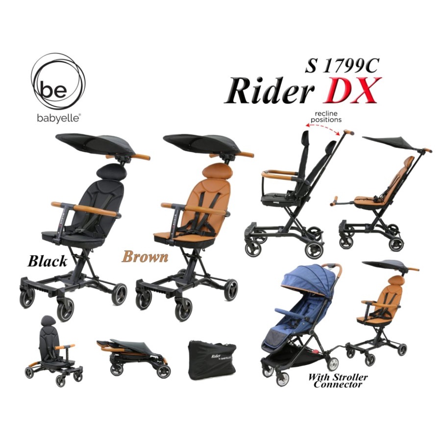 Stroller BabyElle Rider DX 1799