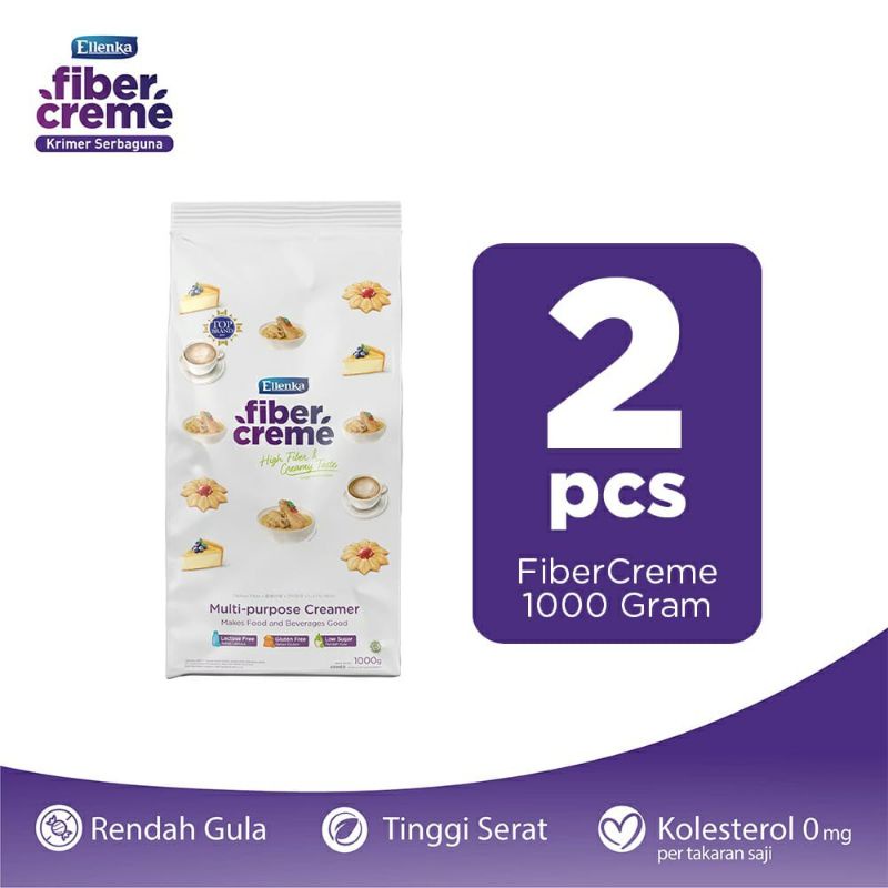 

Fiber Creme Ellenka Multi Purpose Creamer 1000gr Twinpack