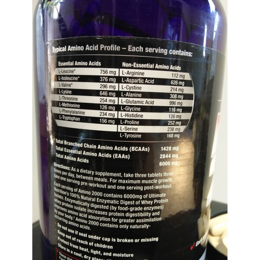 Ultimate Nutrition Amino 2000 1 Tabs (Eceran)