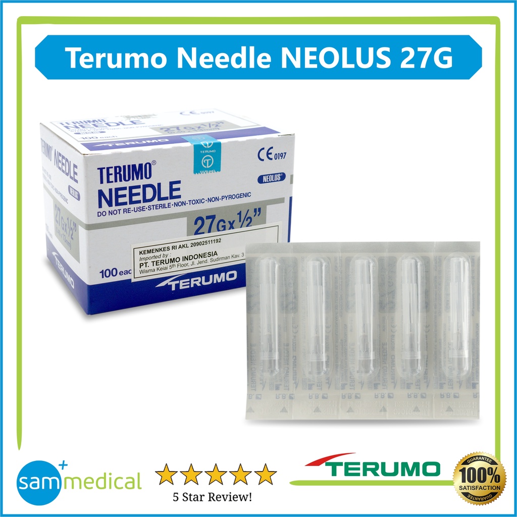 Terumo Needle NEOLUS 27G x 0,5 inch per 10pcs