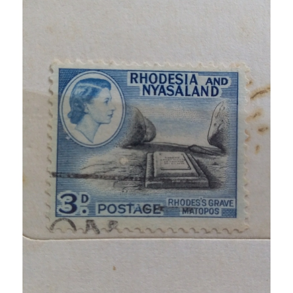

prangko rhodesia dan nyasaland 1959 used