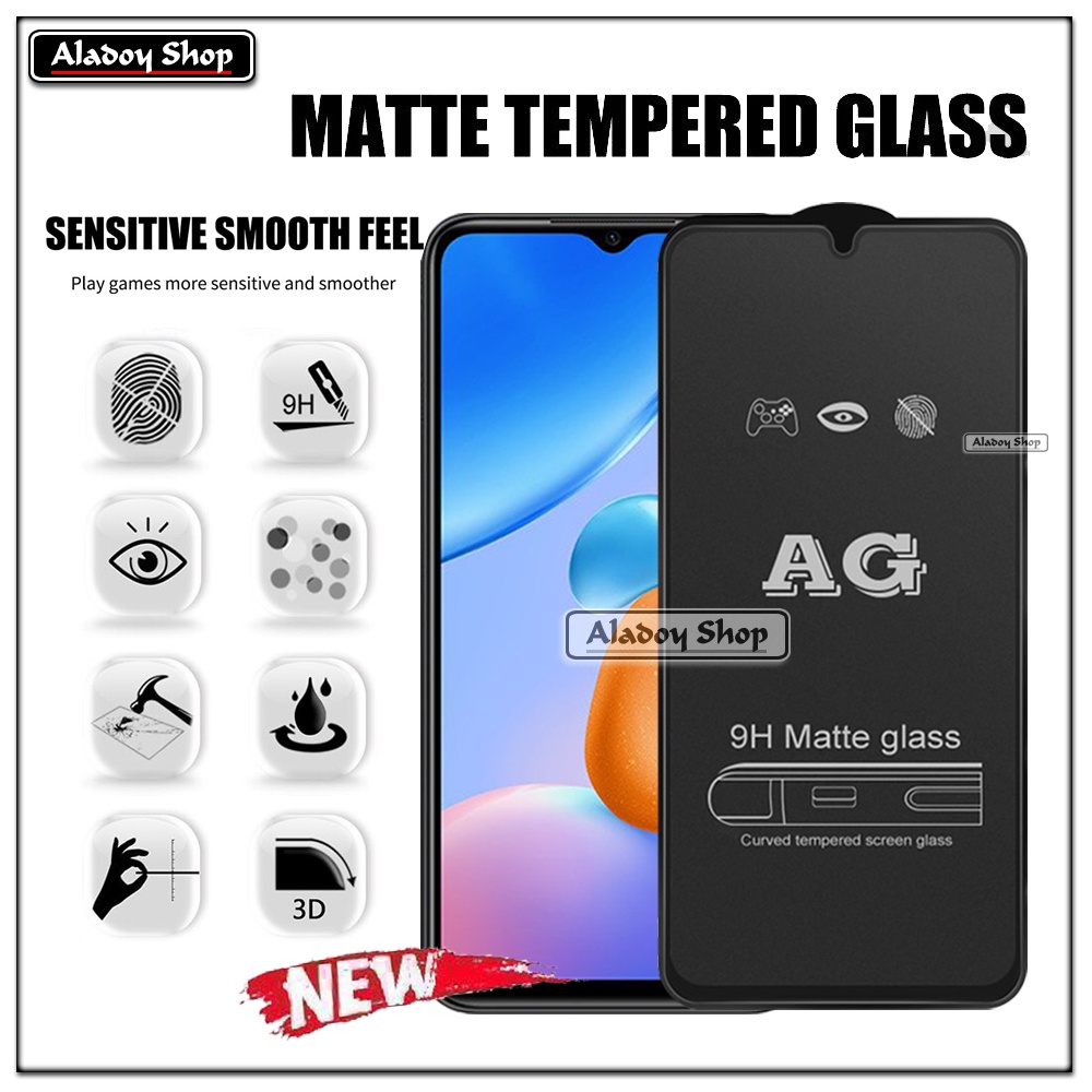 Xiaomi Redmi 10 5G PAKET 2IN1 Tempered Glass Matte Anti Glare Full Layar dan Tempered Glass Kamera