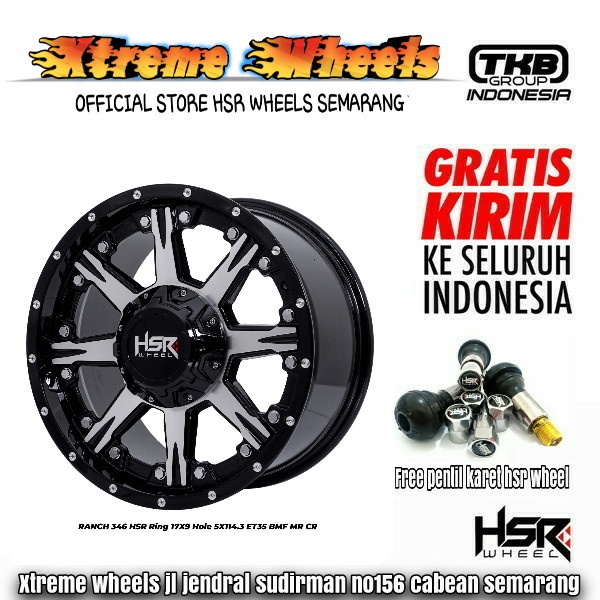 velg mobil offroad ring 17 lebar 9 mobil rush xpander innova terios