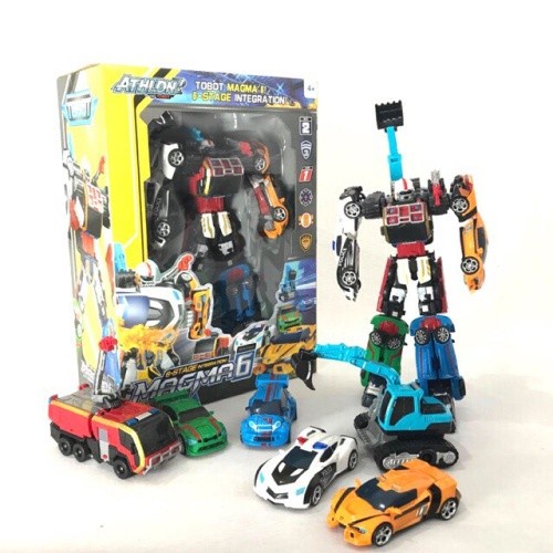 Tobot Magma 6 - Mainan Tobot Magma - Robot Transform - Mainan Robot