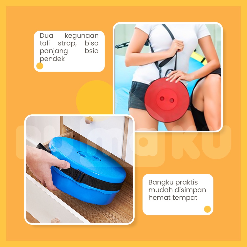 Rumaku Bangku Lipat Kursi Lipat Outdoor Camping Kuat Kokoh Tahan Beban Telescopic