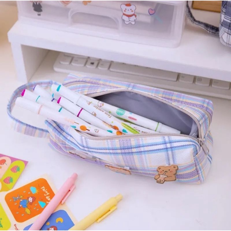 

CASE KOTAK PENSIL SEKOLAH STYLISH ALAT TULIS AESTHETIC