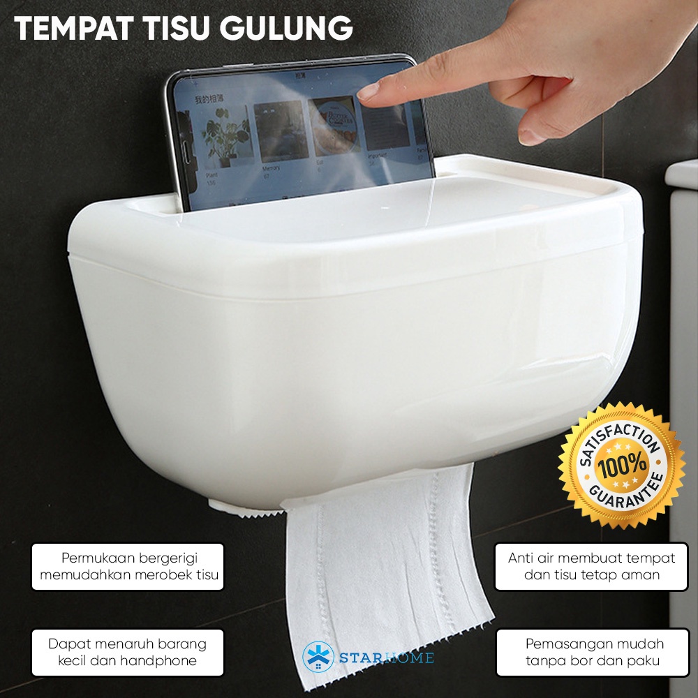 Tempat Tisu Kamar Mandi Tempel Tempat Tisu Tempel Tempat Tisu Gulung Kotak Tisu Gantung Organizer Tisu