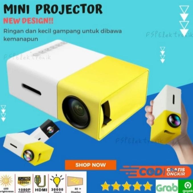 MINI PROYEKTOR / PROJECTOR LED PORTABLE FULL HD THEATER ORIGINAL
