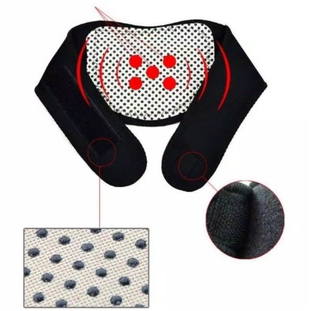 Sabuk/Alat Pemijat Leher Magnetic Tcare Tourmaline Neck Massager Therapy