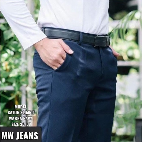 CELANA FORMAL PRIA KANTOR // CELANA PANJANG PRIA // SIZE 28 - 32