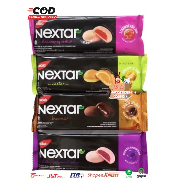 (JURAGAN) Nabati Nextar Brownies 42gr choco delight blueberry strawberry pineapple nastar snack cemilan anak murah biscuit kue cookies