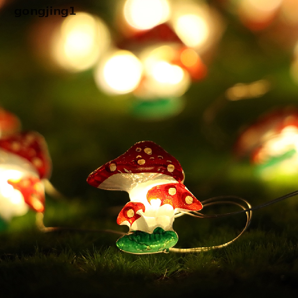 Ggg Lampu Tumblr 30-led 2M / 3M Bentuk Jamur Untuk Dekorasi Natal