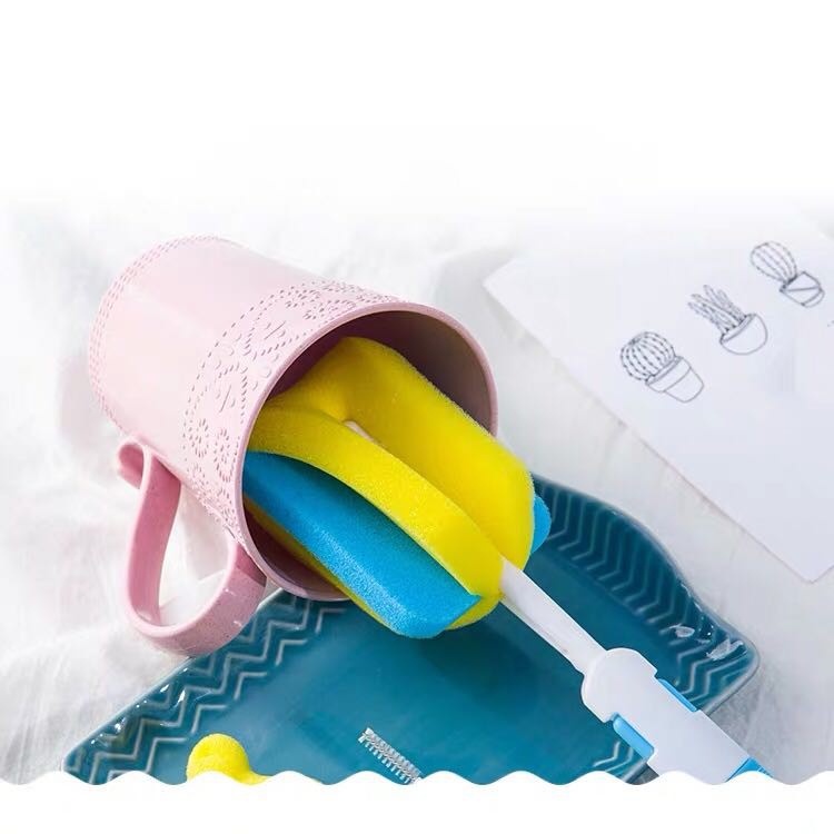 sikat botol susu bayi 3 in 1 baby safe sikat pembersih universal