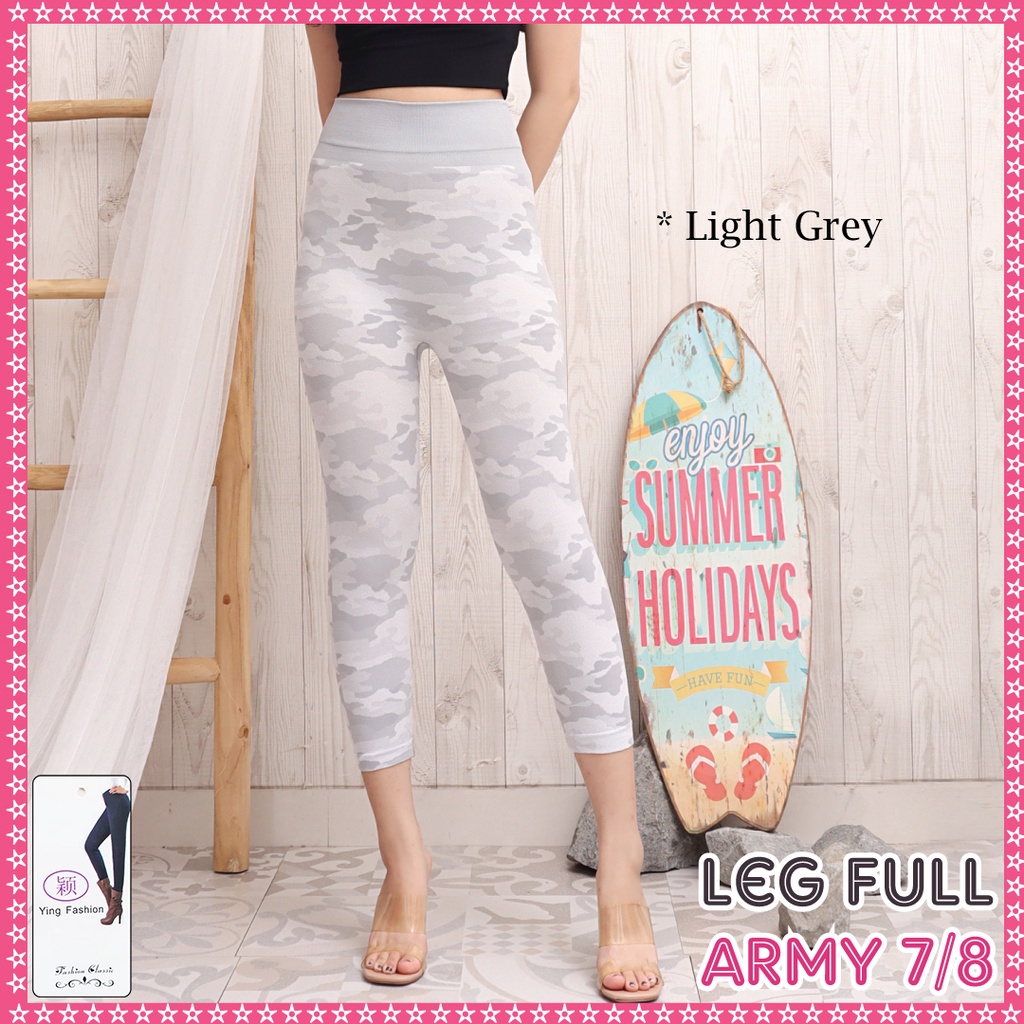 Legging Army PENDEK 7/8 / Leging import wanita / legging army pendek / legging jumbo wanita