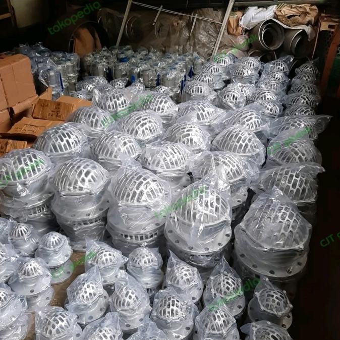 Foot Valve Stainless 2,5 Inch Jis 10K / Foot Valve Ss 304 Dn 65