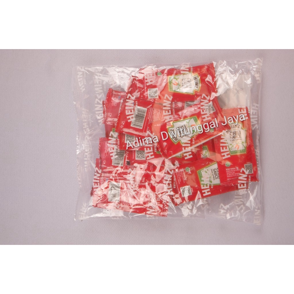 Heinz Chili Sauce / Heinz Saus Sambal Sachet 22's x 7gr