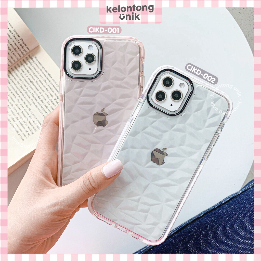 (Seri 1) For iPhone - Anti Knock Diamond Soft Case