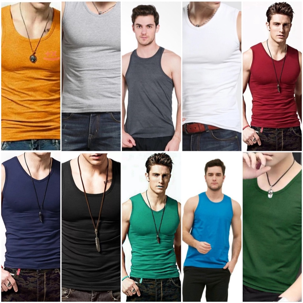 SINGLET POLOS PRIA DEWASA / PAKET 3PCS KAOS DALAM PRIA DEWASA UNISEX