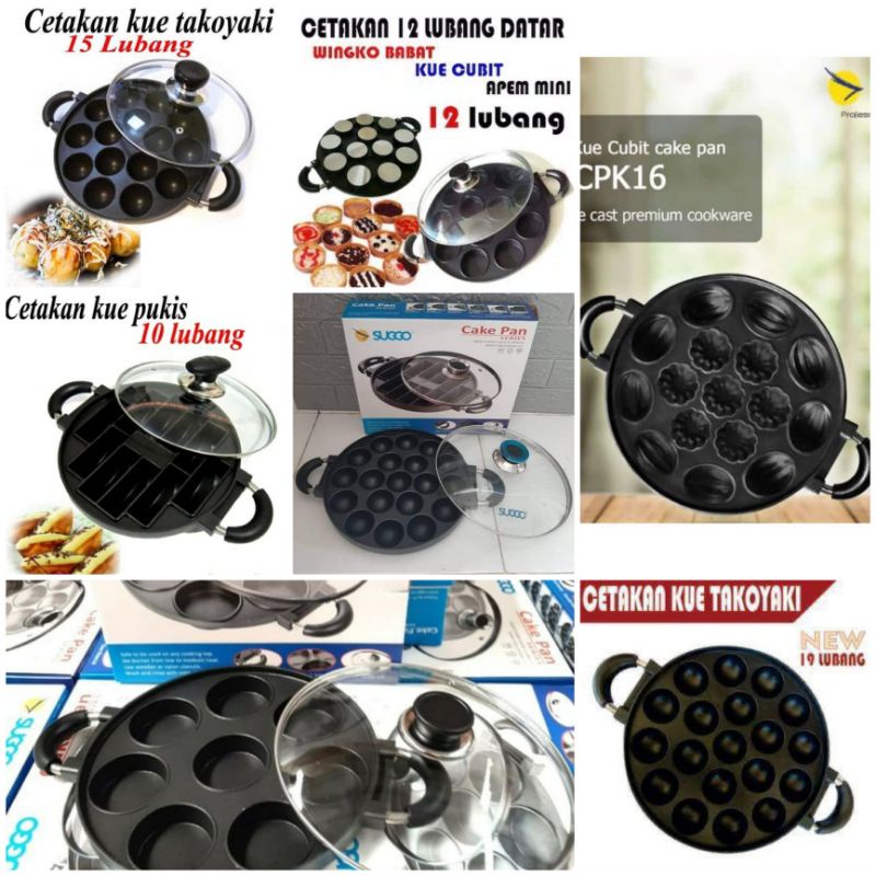 Cetakan kue anti lengket / Cetakan kue pukis / Cetakan kue torayaki / Cetakan kue cubit
