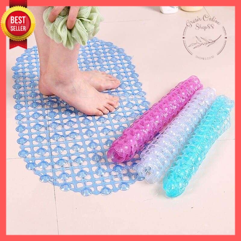 GOS - D105-  Keset Kamar Mandi Anti slip Silikon Anti Licin / Alas Kaki Dapur Wc / Bathroom Mat