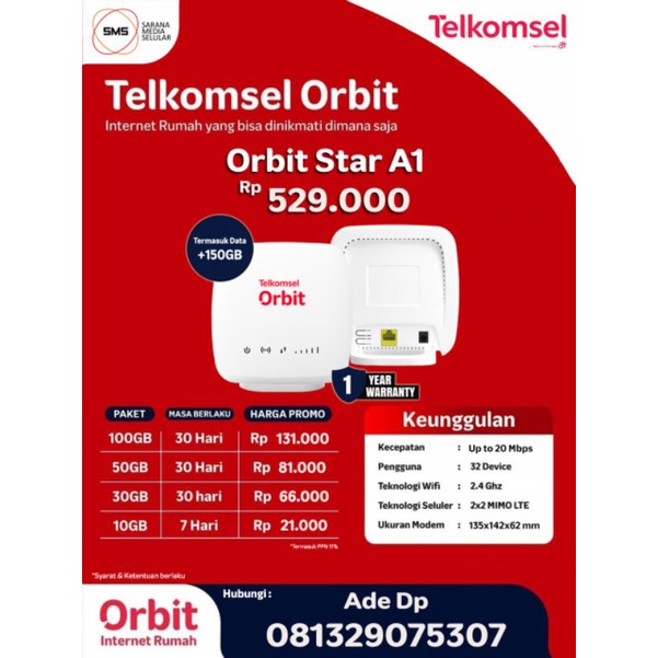 Orbit Star A1 Telkomsel