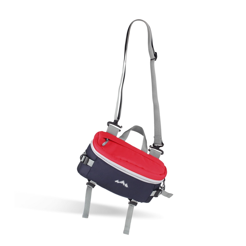 GEO RED NAVY x SOLLU Tas Kamera Selempang Pria Wanita Slingbag Lensa DSLR Mirrorless Sling Bag Camera Multifungsi Casual Camera Waist Bag Premium Shoulderbag Tas Slempang Bahu Waistbag Free Rain Cover Coat Pelindung Hujan Keren Terbaru Kekinian Branded