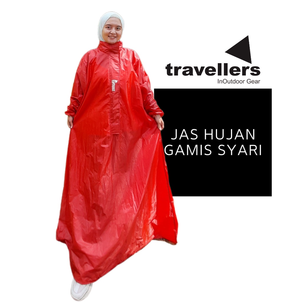 Jas Hujan Gamis Hijab Syari